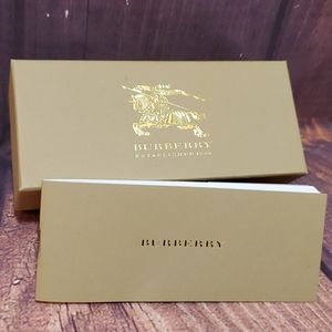 Burberry sunglasses box and booklet